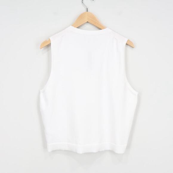 J.Crew Sweater Shell Premium Ultra Fine Cotton White Size XL NWT - Picture 7 of 8